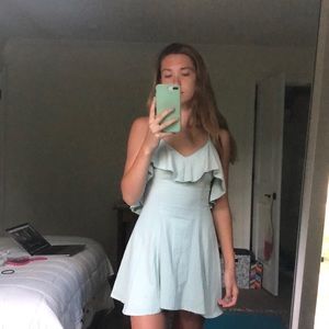 Light green dress